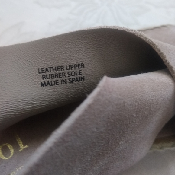 Leather suede Made in Spain espadrille wedge Anthropologie - Picture 2 of 6